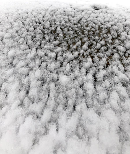Ice, snow texture on the ground.